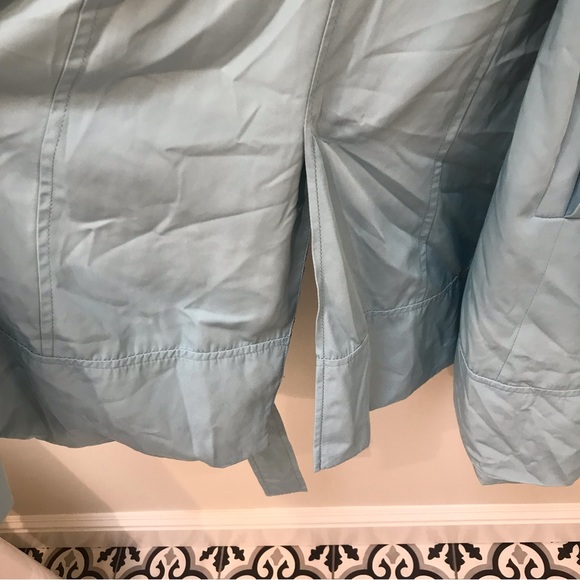 Zara light blue trench coat - Picture 6 of 12